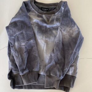 Little Bipsy Tie Dye Pullover in bc Charcoal, size 18-24m